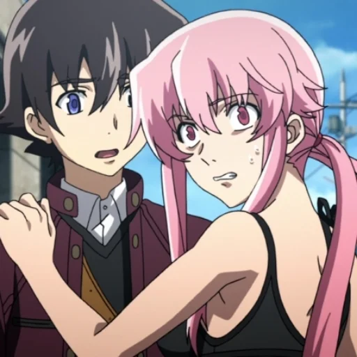 🗝 Стикер «Юно Гасай / Yuno Gasai» для Telegram