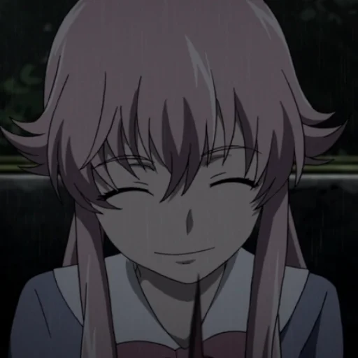 🐇 Стикер «Юно Гасай / Yuno Gasai» для Telegram