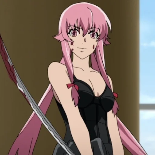 🧁 Стикер «Юно Гасай / Yuno Gasai» для Telegram