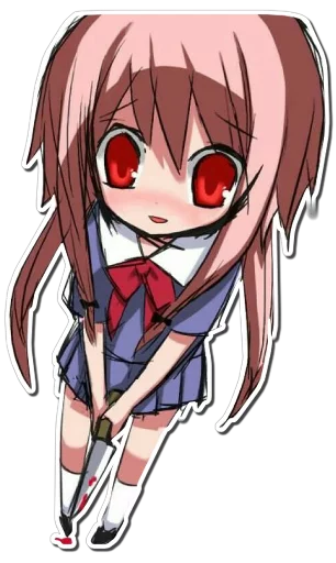 😃 Стикер «Yuno Gasai Future Diary» для Telegram