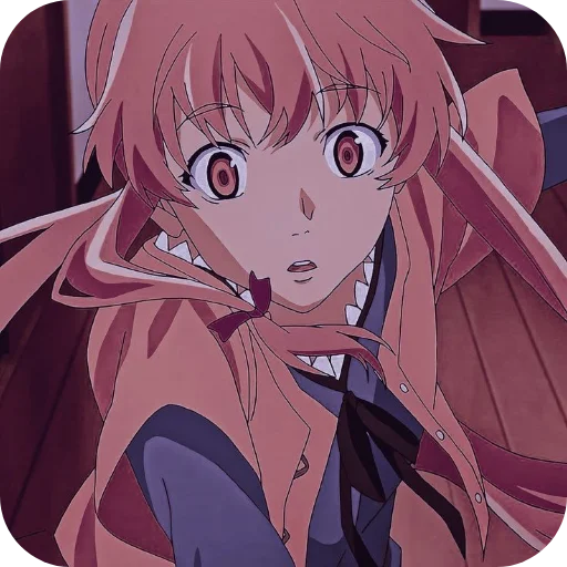 😧 Стикер «Yuno Gasai» для Telegram