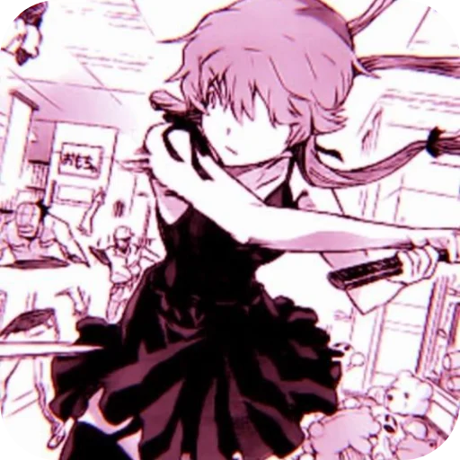 ⚔ Стикер «Yuno Gasai» для Telegram