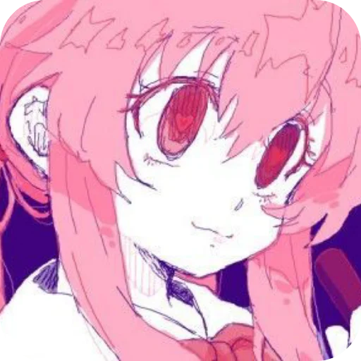 😍 Стикер «Yuno Gasai» для Telegram