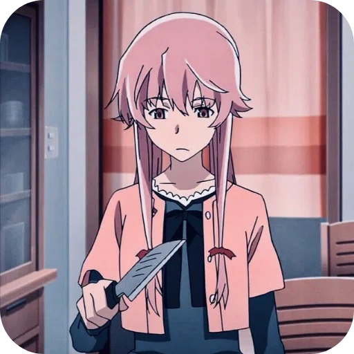 👄 Стикер «Yuno Gasai» для Telegram
