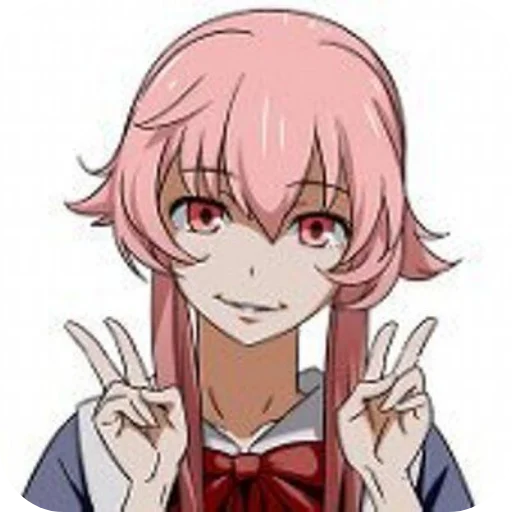 🥰 Стикер «Yuno Gasai» для Telegram