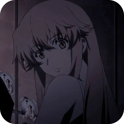 😕 Стикер «Yuno Gasai» для Telegram