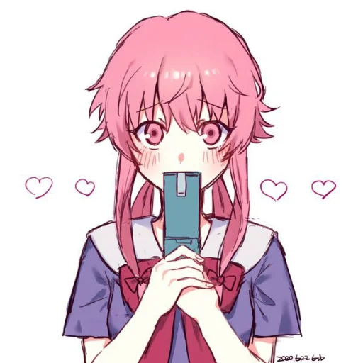 👄 Стикер «Yuno Gasai» для Telegram