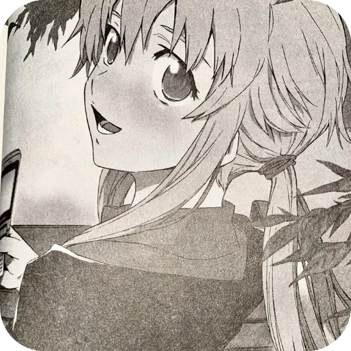 😮 Стикер «Yuno Gasai» для Telegram