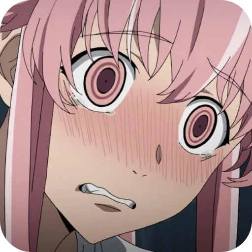 ❤ Стикер «Yuno Gasai» для Telegram