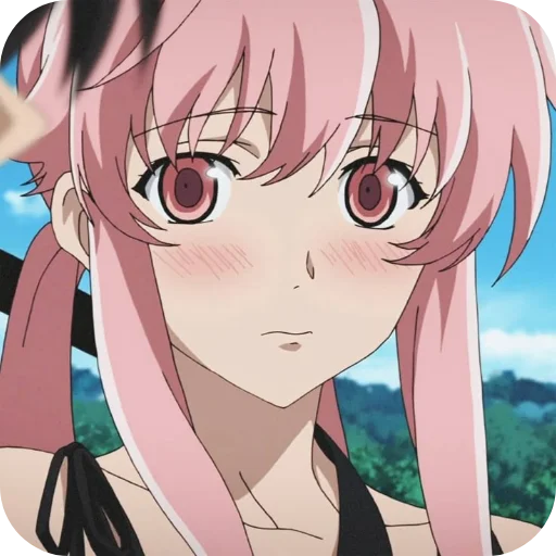 😖 Стикер «Yuno Gasai» для Telegram