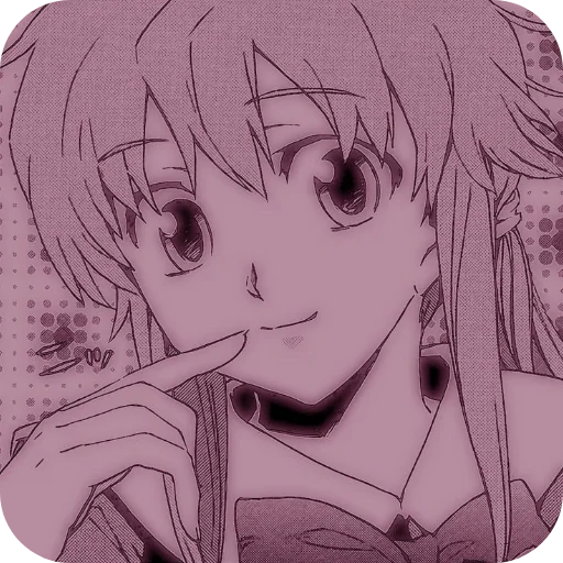 🙂 Стикер «Yuno Gasai» для Telegram