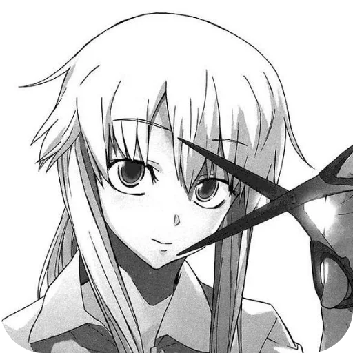 😏 Стикер «Yuno Gasai» для Telegram