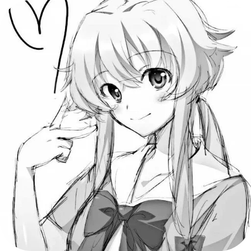 🙂 Стикер «Yuno Gasai» для Telegram