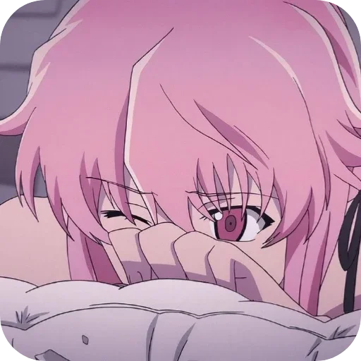 😕 Стикер «Yuno Gasai» для Telegram