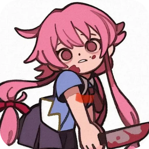 🔪 Стикер «Yuno Gasai» для Telegram