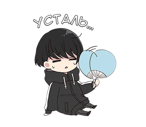 🦛 Стикер «Юрудура-кун 3» для Telegram