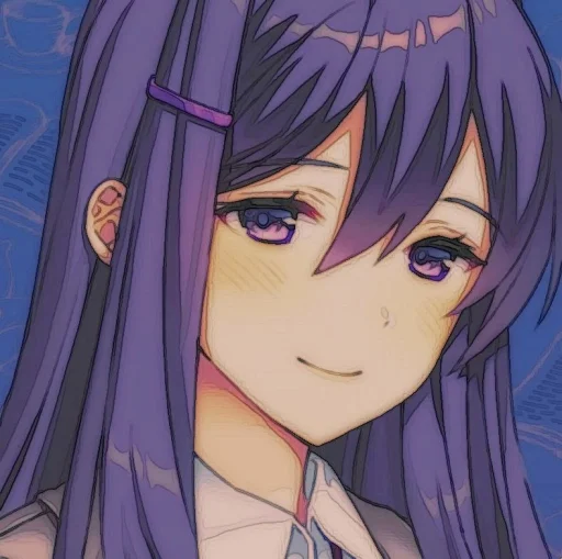 🤩 Стикер «Yuri DDLC» для Telegram