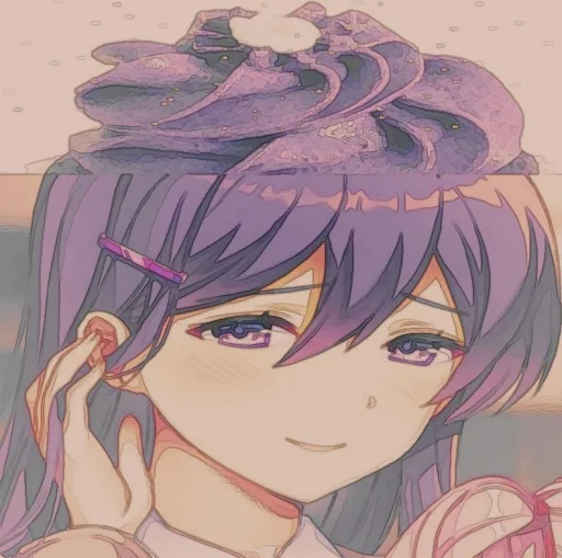 🤩 Стикер «Yuri DDLC» для Telegram