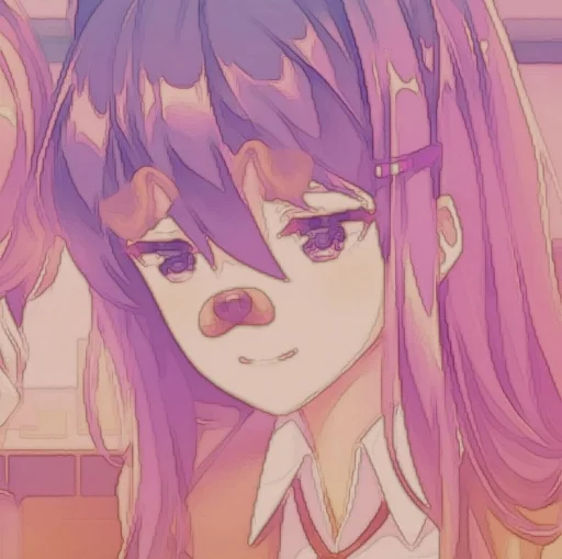 🤩 Стикер «Yuri DDLC» для Telegram