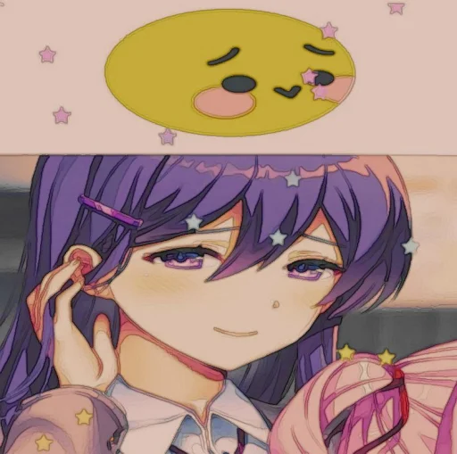 🤩 Стикер «Yuri DDLC» для Telegram