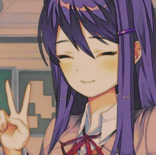 🤩 Стикер «Yuri DDLC» для Telegram