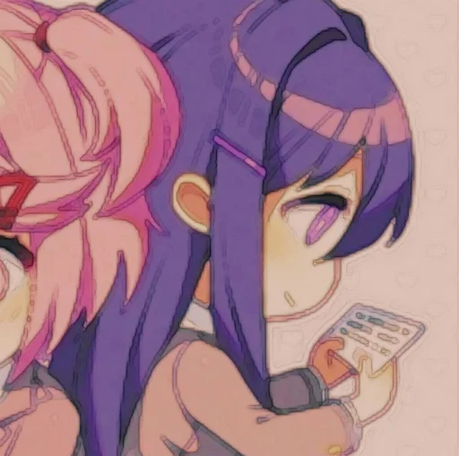 🤩 Стикер «Yuri DDLC» для Telegram
