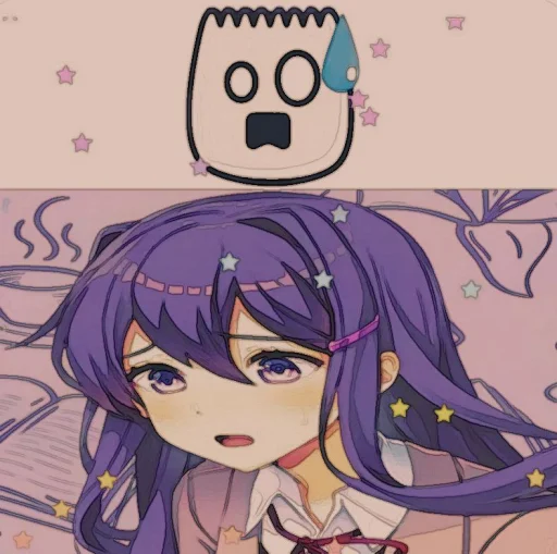 Стикерпак Yuri DDLC для Telegram