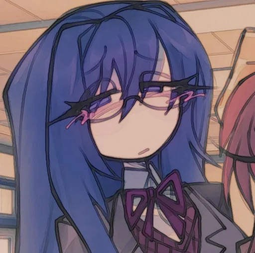 🤩 Стикер «Yuri DDLC» для Telegram