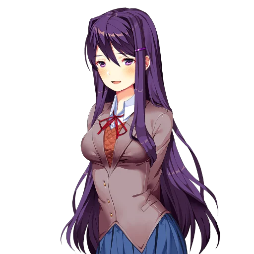 Стикерпак Yuri Doki Doki literature club для Telegram