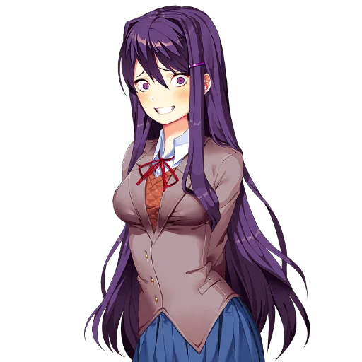 😆 Стикер «Yuri Doki Doki literature club» для Telegram