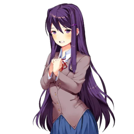 😠 Стикер «Yuri Doki Doki literature club» для Telegram