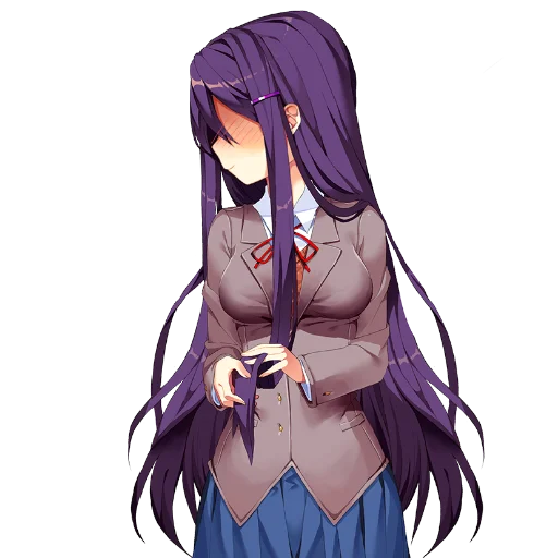 🥺 Стикер «Yuri Doki Doki literature club» для Telegram