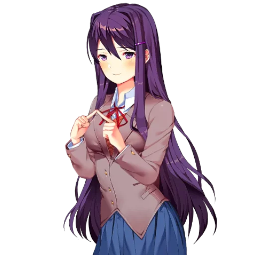 👉 Стикер «Yuri Doki Doki literature club» для Telegram