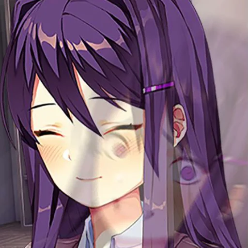 😵 Стикер «Yuri Doki Doki literature club» для Telegram