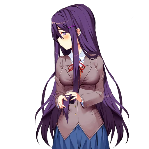 😶 Стикер «Yuri Doki Doki literature club» для Telegram