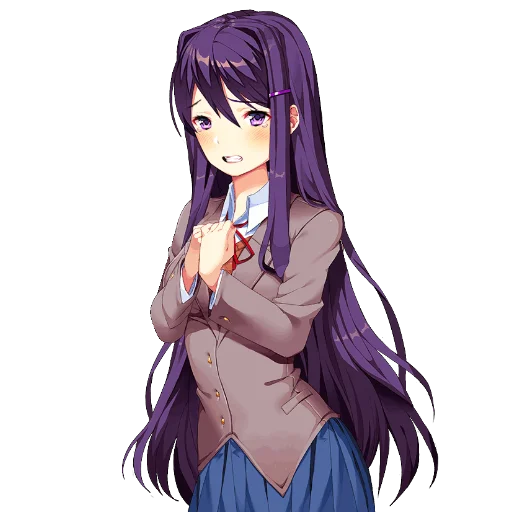 😩 Стикер «Yuri Doki Doki literature club» для Telegram