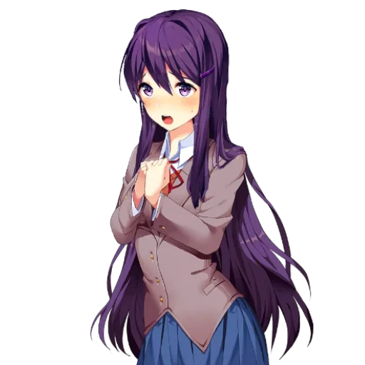 😧 Стикер «Yuri Doki Doki literature club» для Telegram