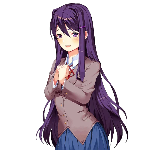 📌 Стикер «Yuri Doki Doki literature club» для Telegram