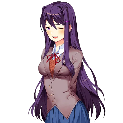 😉 Стикер «Yuri Doki Doki literature club» для Telegram