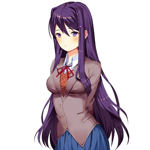 😮 Стикер «Yuri Doki Doki literature club» для Telegram