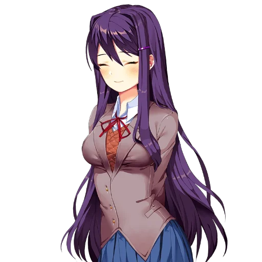 😄 Стикер «Yuri Doki Doki literature club» для Telegram