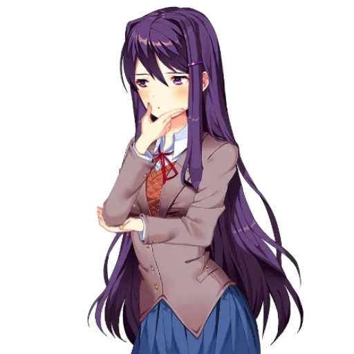 🤔 Стикер «Yuri Doki Doki literature club» для Telegram