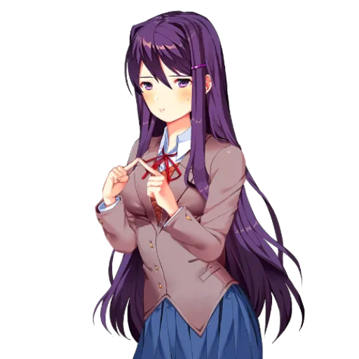 👉 Стикер «Yuri Doki Doki literature club» для Telegram