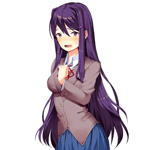 😰 Стикер «Yuri Doki Doki literature club» для Telegram
