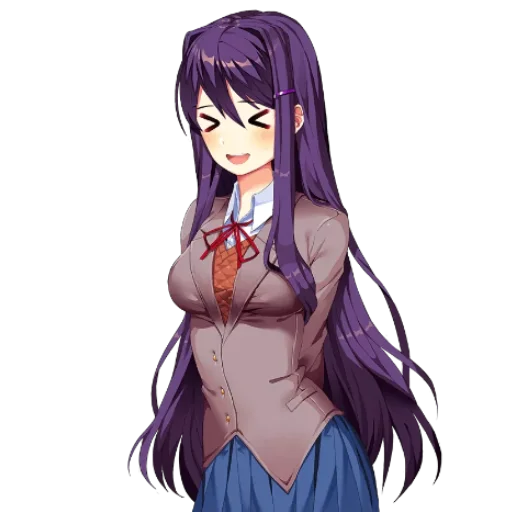 😆 Стикер «Yuri Doki Doki literature club» для Telegram