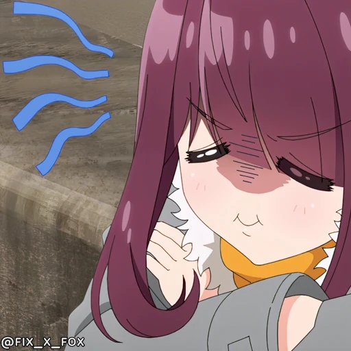 😠 Стикер «Yuru Camp» для Telegram