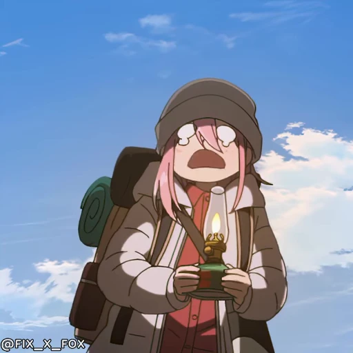 😱 Стикер «Yuru Camp» для Telegram