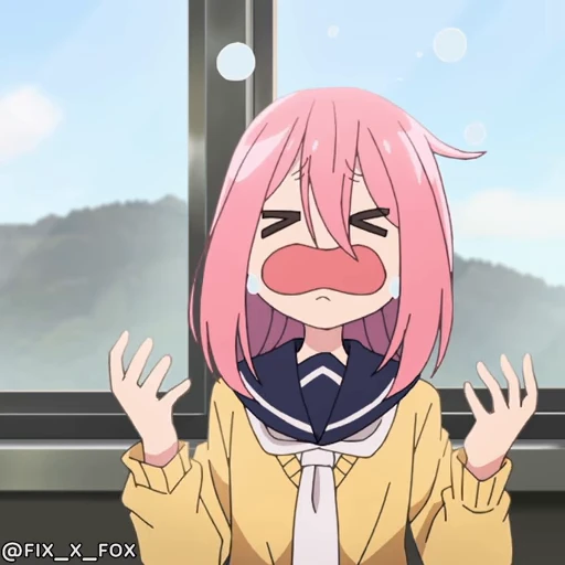 😫 Стикер «Yuru Camp» для Telegram
