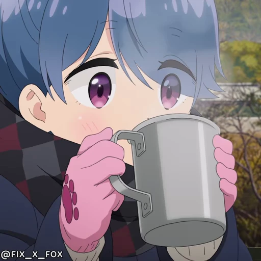 😋 Стикер «Yuru Camp» для Telegram
