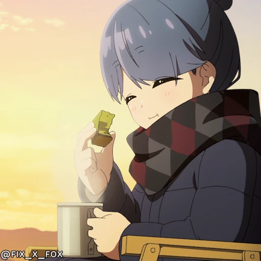 😋 Стикер «Yuru Camp» для Telegram